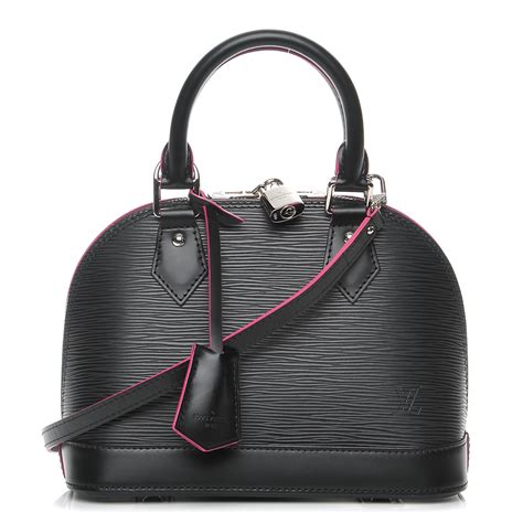 lv alma bb black hot pink|Alma BB Bag Epi Leather .